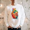 Heart Iii Unisex Sweatshirt Chalkboard