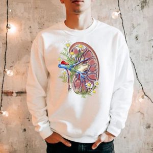 Kidney Unisex Sweatshirt Floral