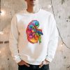 Kidney Unisex Sweatshirt Floral