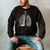 Lungs Unisex Sweatshirt Watercolor