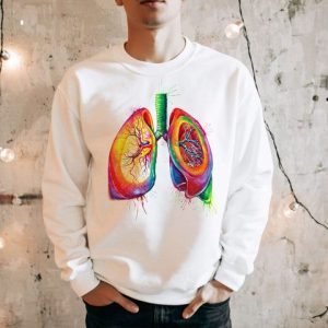 Lungs Unisex Sweatshirt Watercolor