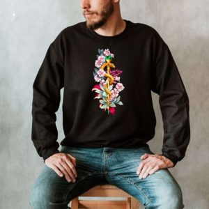 Rod Of Asclepius Unisex Sweatshirt Floral