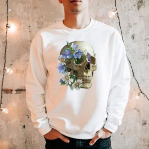 Skull Unisex Sweatshirt Floral